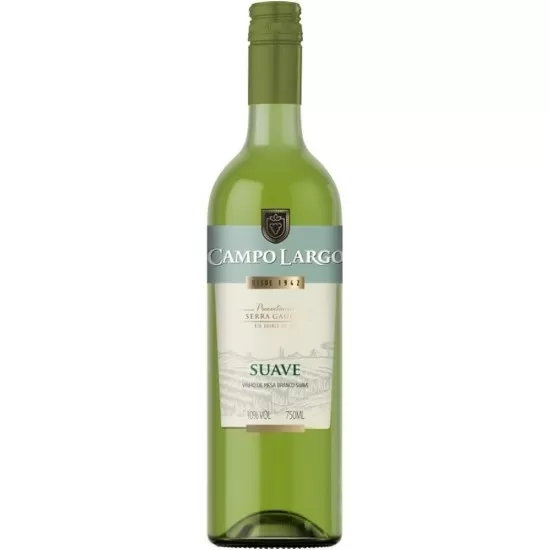 Vinho Campo Largo Branco Suave 750ML